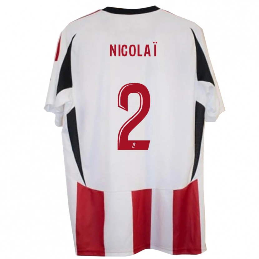 Danxen Kid Dominique Nicolaï #2 Red Blue Home Jersey 2025/26 T-Shirt
