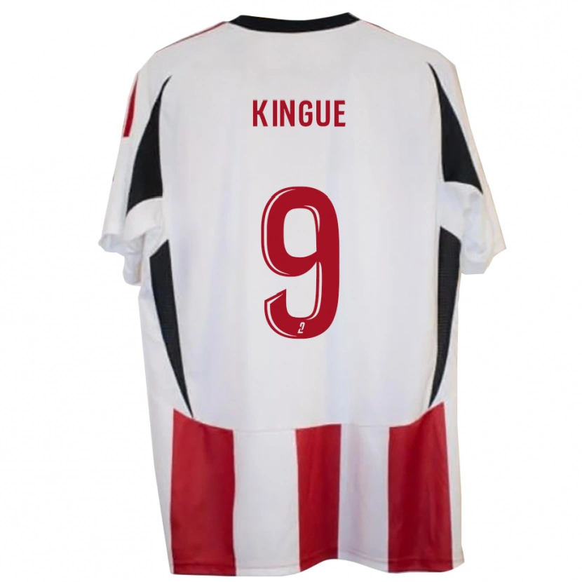 Danxen Kid Benjamin Kingue #9 Red Blue Home Jersey 2025/26 T-Shirt