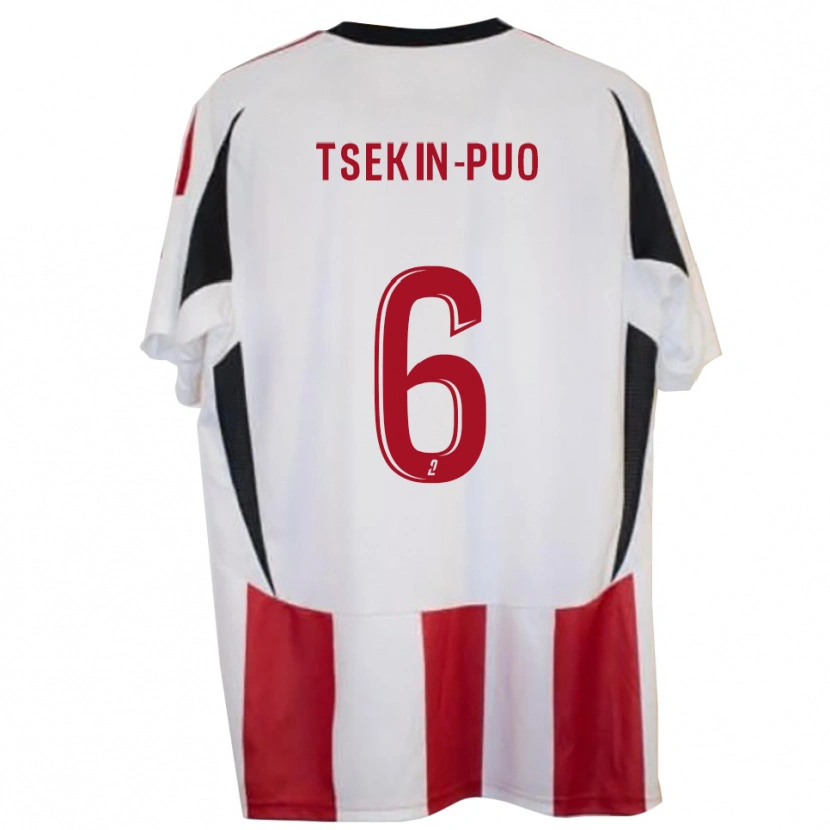 Danxen Kid Lenny Tsekin-Puo #6 Red Blue Home Jersey 2025/26 T-Shirt