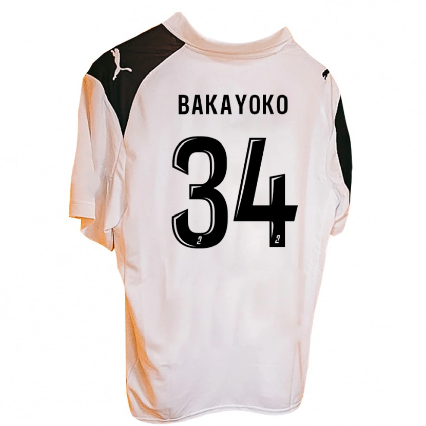 Danxen Kid Siaka Bakayoko #34 Black White Home Jersey 2025/26 T-Shirt