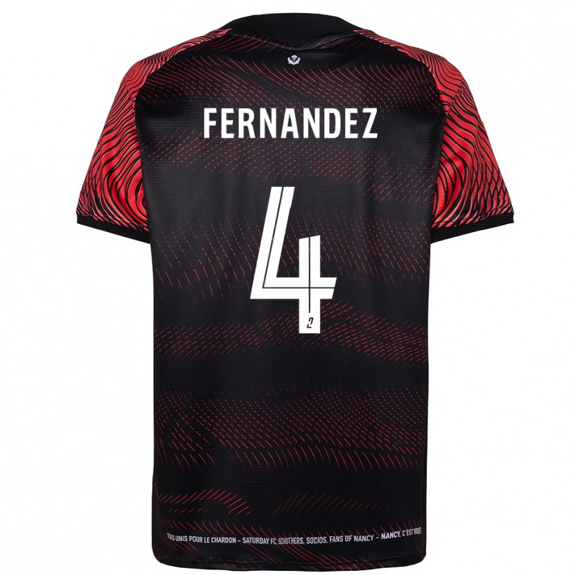 Danxen Kid Nehemiah Fernandez #4 White Red Home Jersey 2025/26 T-Shirt