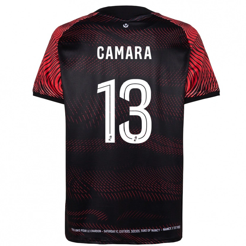 Danxen Kid Bakari Camara #13 White Red Home Jersey 2025/26 T-Shirt