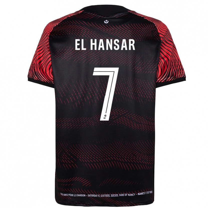 Danxen Kid Chafik El Hansar #7 White Red Home Jersey 2025/26 T-Shirt