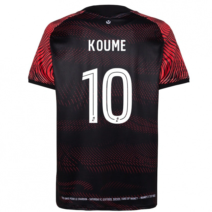 Danxen Kid Mamoudou Koume #10 White Red Home Jersey 2025/26 T-Shirt