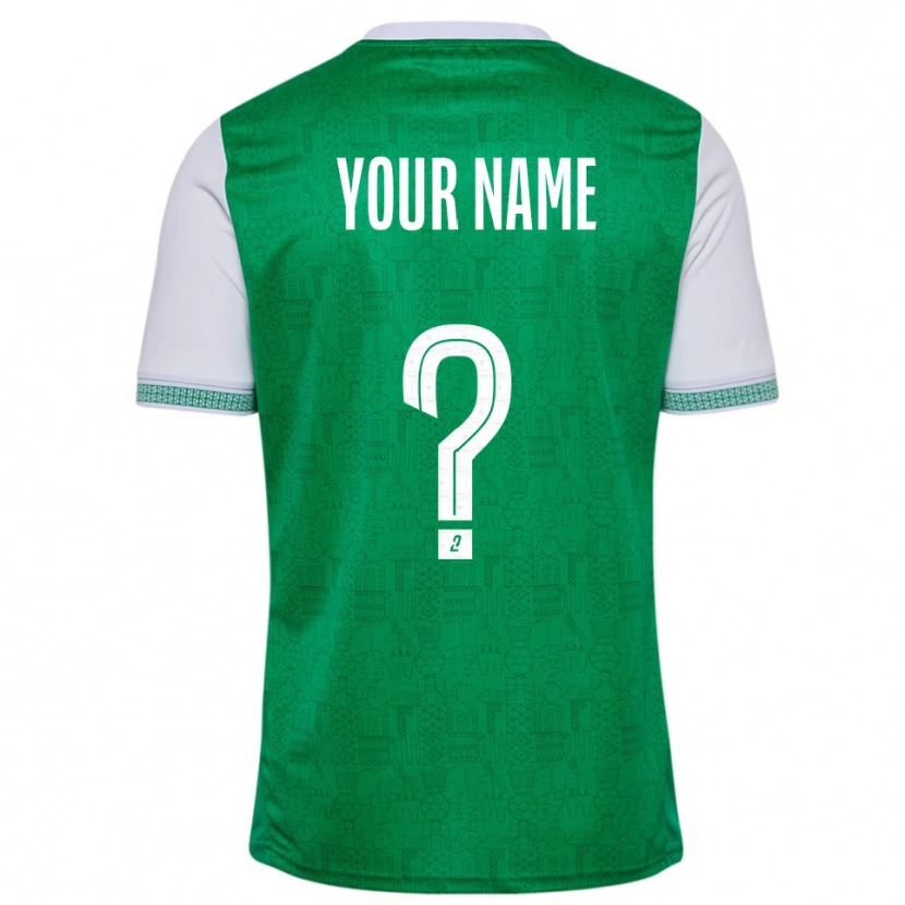 Danxen Kid Your Name #0 Green White Home Jersey 2025/26 T-Shirt