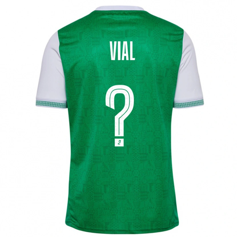 Danxen Kid Lorik Vial #0 Green White Home Jersey 2025/26 T-Shirt
