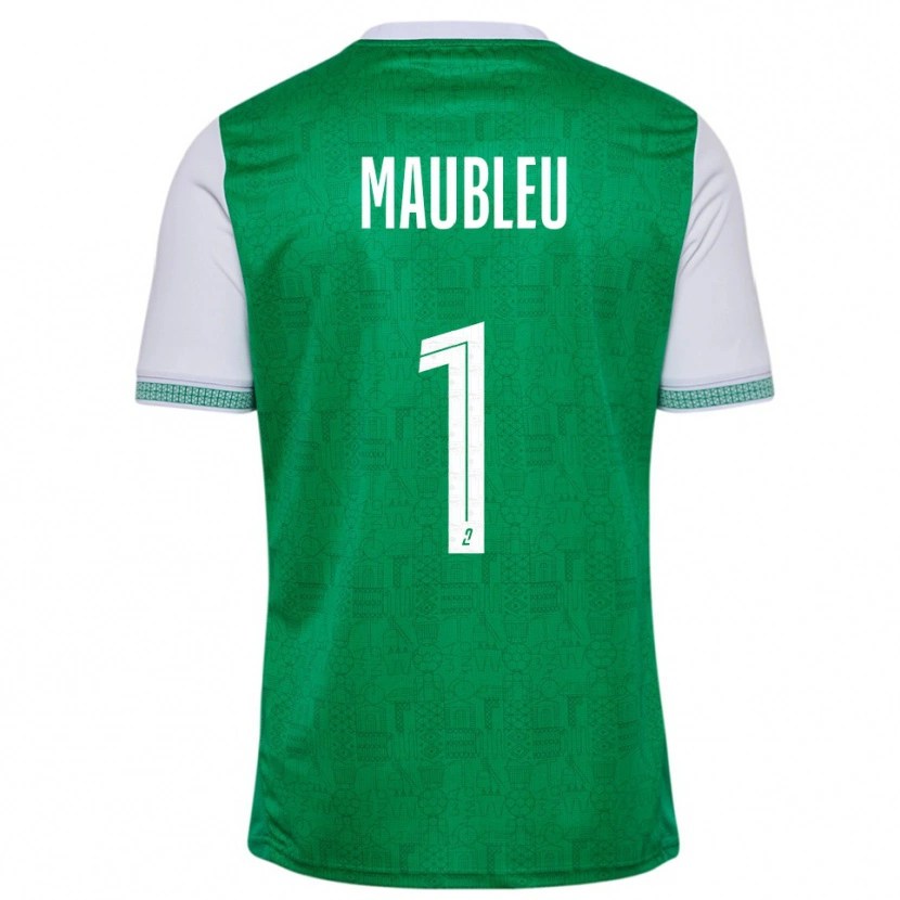 Danxen Kid Brice Maubleu #1 Green White Home Jersey 2025/26 T-Shirt