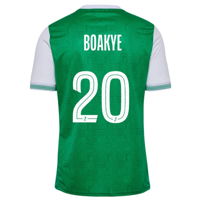 Danxen Kid Augustine Boakye #20 Green White Home Jersey 2025/26 T-Shirt