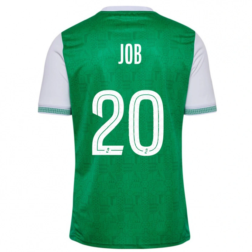 Danxen Kid Taëryne Job #20 Green White Home Jersey 2025/26 T-Shirt