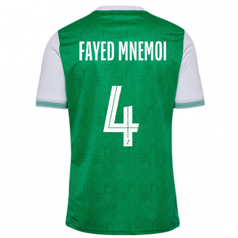 Danxen Kid El Fayed Mnemoi #4 Green White Home Jersey 2025/26 T-Shirt