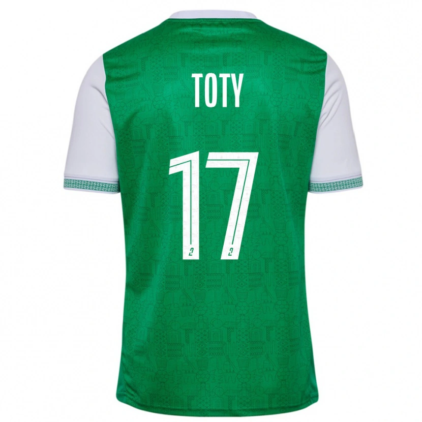 Danxen Kid Mylan Toty #17 Green White Home Jersey 2025/26 T-Shirt