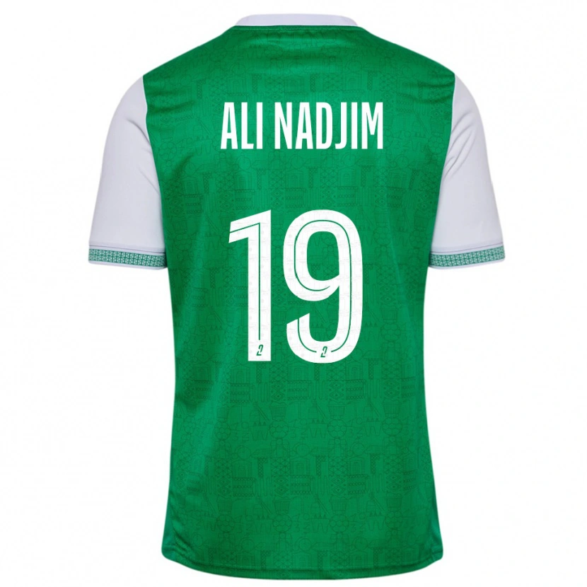 Danxen Kid Nadjma Ali Nadjim #19 Green White Home Jersey 2025/26 T-Shirt
