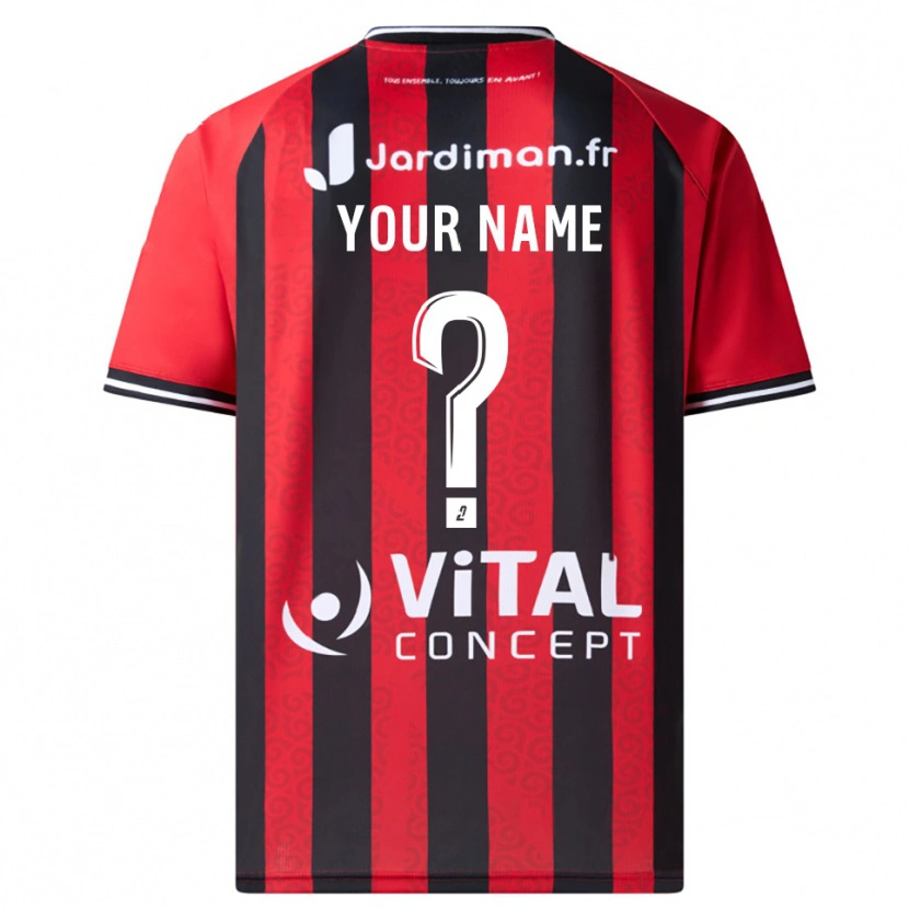 Danxen Kid Your Name #0 Red Black Home Jersey 2025/26 T-Shirt