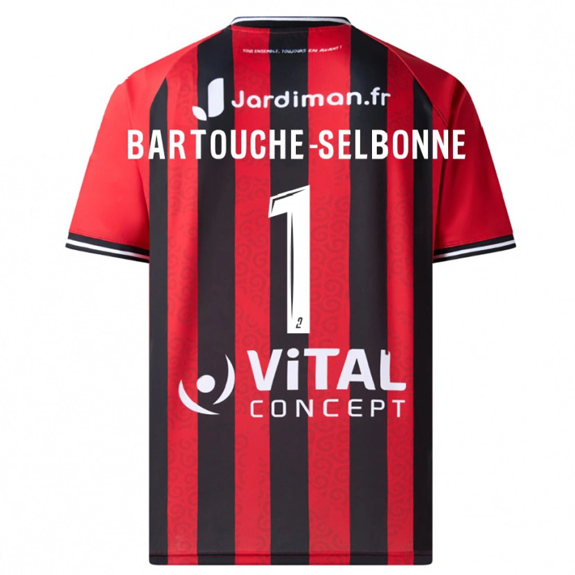 Danxen Kid Teddy Bartouche-Selbonne #1 Red Black Home Jersey 2025/26 T-Shirt
