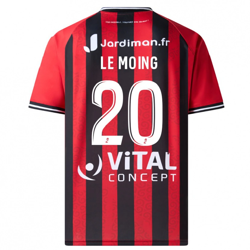 Danxen Kid Leonie Le Moing #20 Red Black Home Jersey 2025/26 T-Shirt