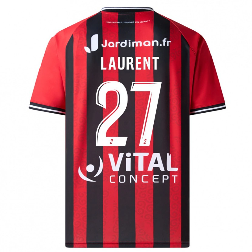 Danxen Kid Emelyne Laurent #27 Red Black Home Jersey 2025/26 T-Shirt