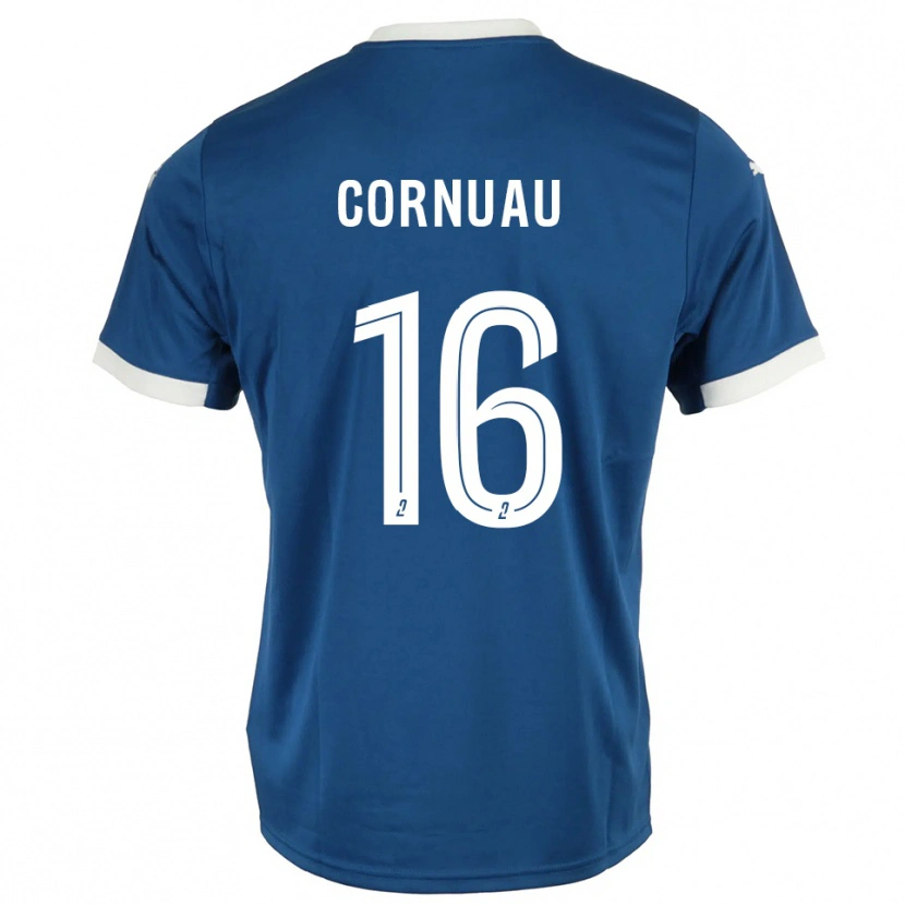 Danxen Kid Nino Cornuau #16 Blue White Home Jersey 2025/26 T-Shirt