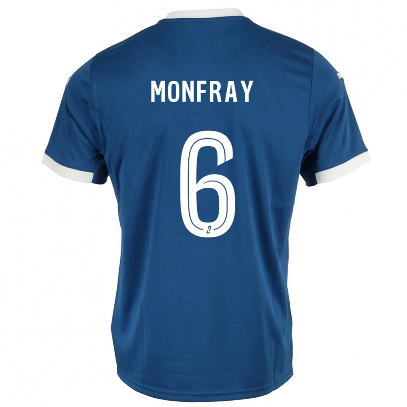 Danxen Kid Adrien Monfray #6 Blue White Home Jersey 2025/26 T-Shirt