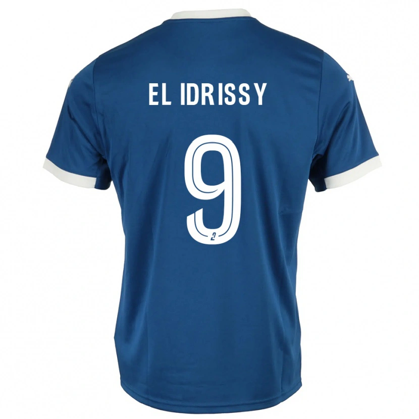 Danxen Kid Mounaïm El Idrissy #9 Blue White Home Jersey 2025/26 T-Shirt