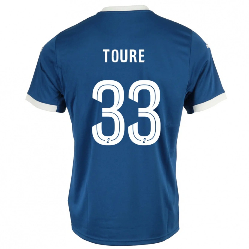 Danxen Kid Almami Touré #33 Blue White Home Jersey 2025/26 T-Shirt