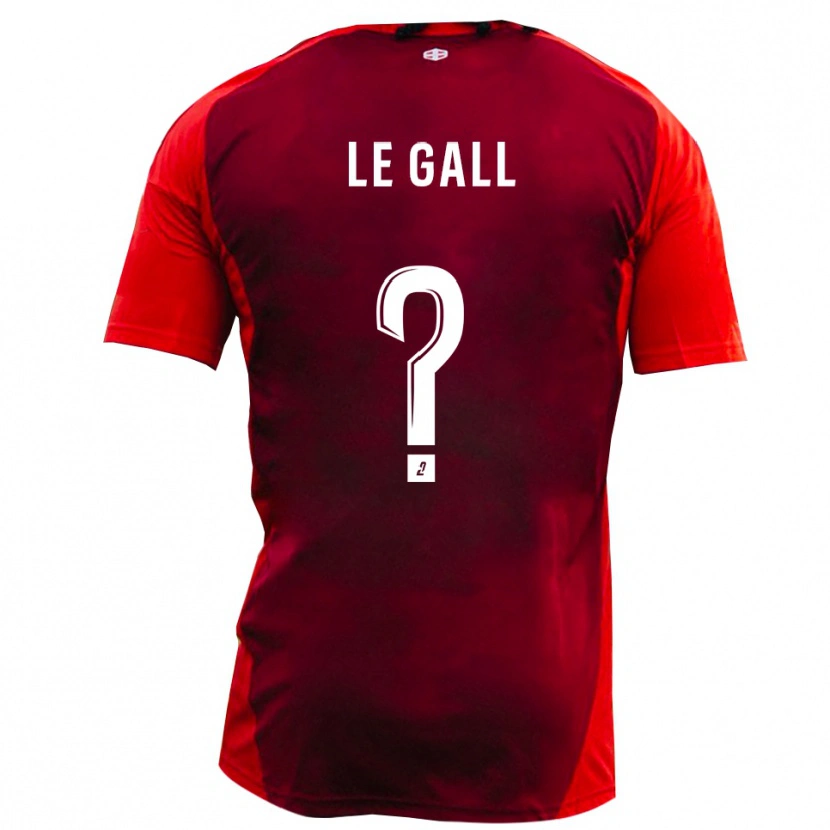 Danxen Kid Paul Barnet Le Gall #0 Red Burgundy Home Jersey 2025/26 T-Shirt