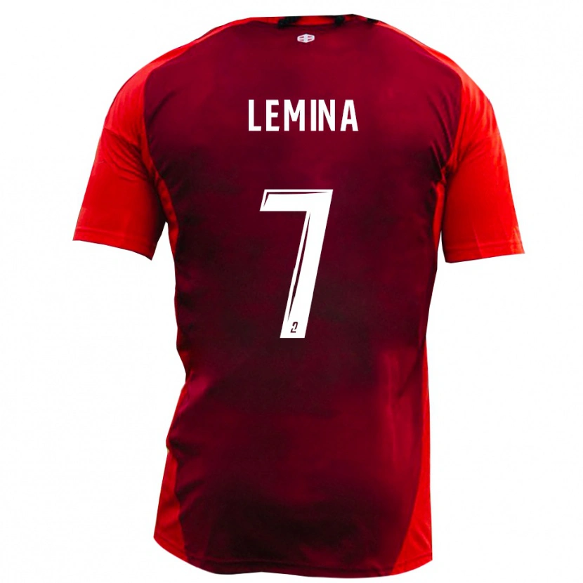 Danxen Kid Noha Lemina #7 Red Burgundy Home Jersey 2025/26 T-Shirt