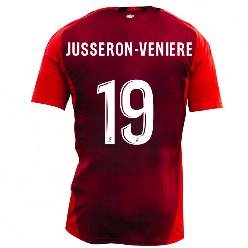 Danxen Kid Kilyan Jusseron-Veniere #19 Red Burgundy Home Jersey 2025/26 T-Shirt
