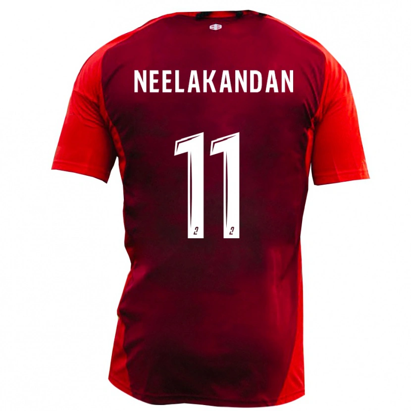Danxen Kid Ranjan Neelakandan #11 Red Burgundy Home Jersey 2025/26 T-Shirt