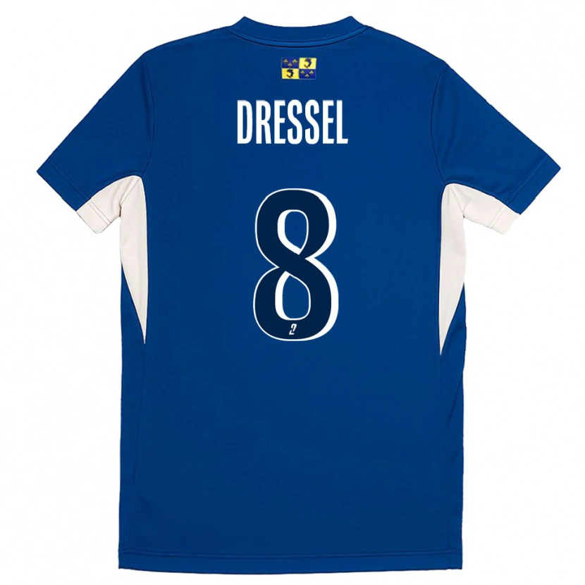Danxen Kid Charlie Dressel #8 Blue Navy Home Jersey 2025/26 T-Shirt
