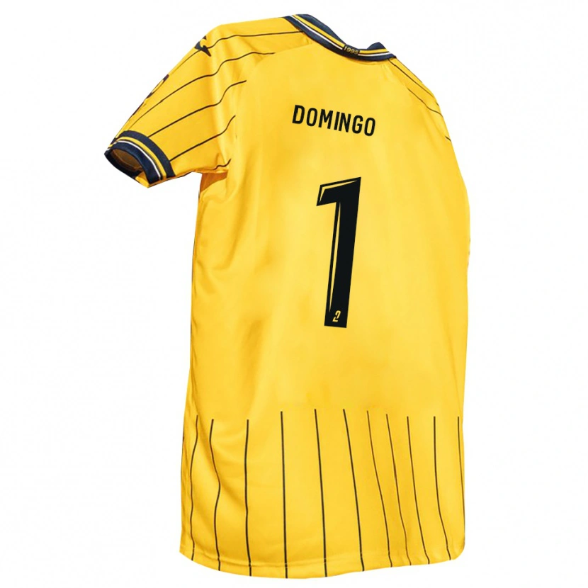 Danxen Kid Ismaël Domingo #1 Yellow Navy Home Jersey 2025/26 T-Shirt
