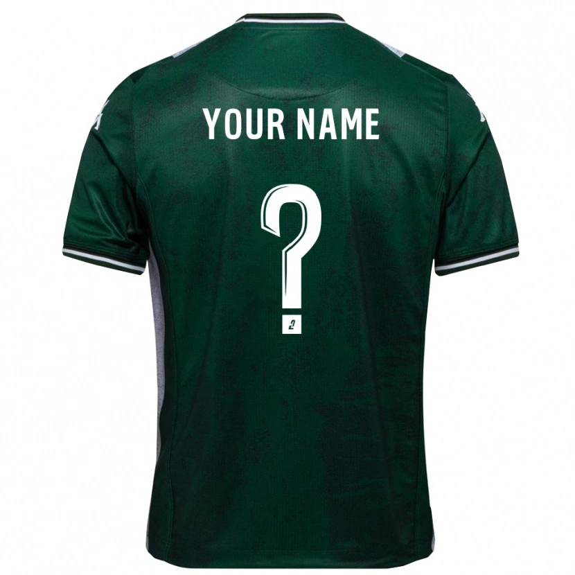 Danxen Kid Your Name #0 Green White Home Jersey 2025/26 T-Shirt