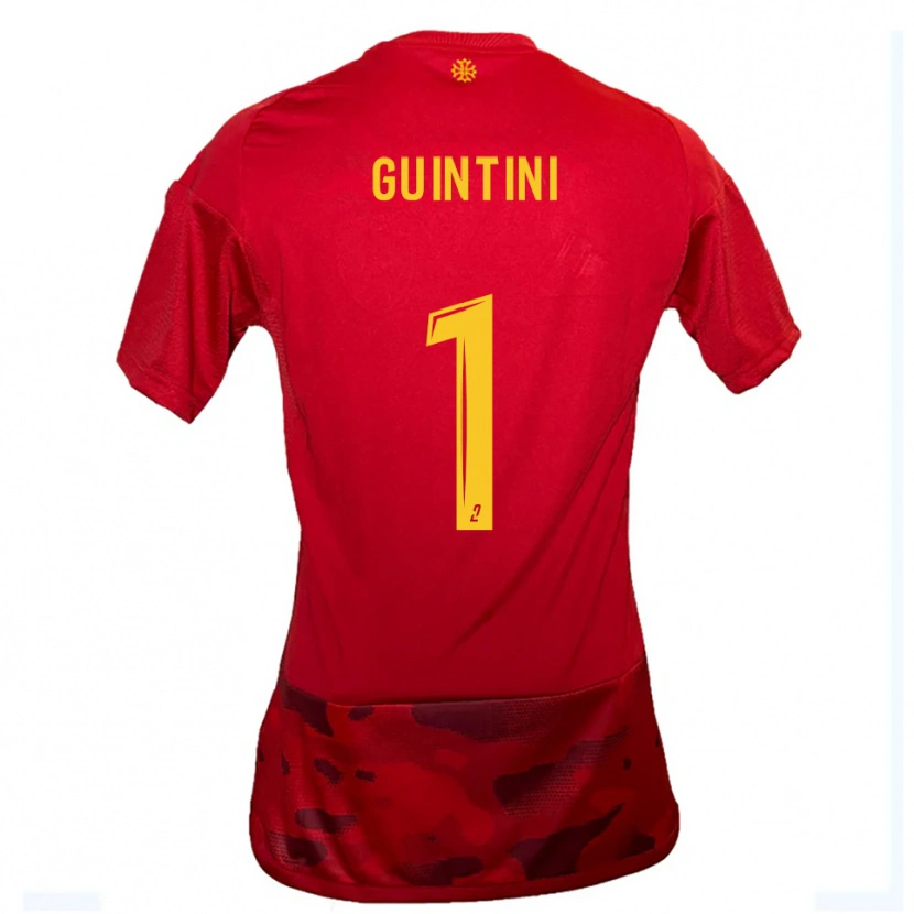 Danxen Kid Loryan Guintini #1 Red Yellow Home Jersey 2025/26 T-Shirt