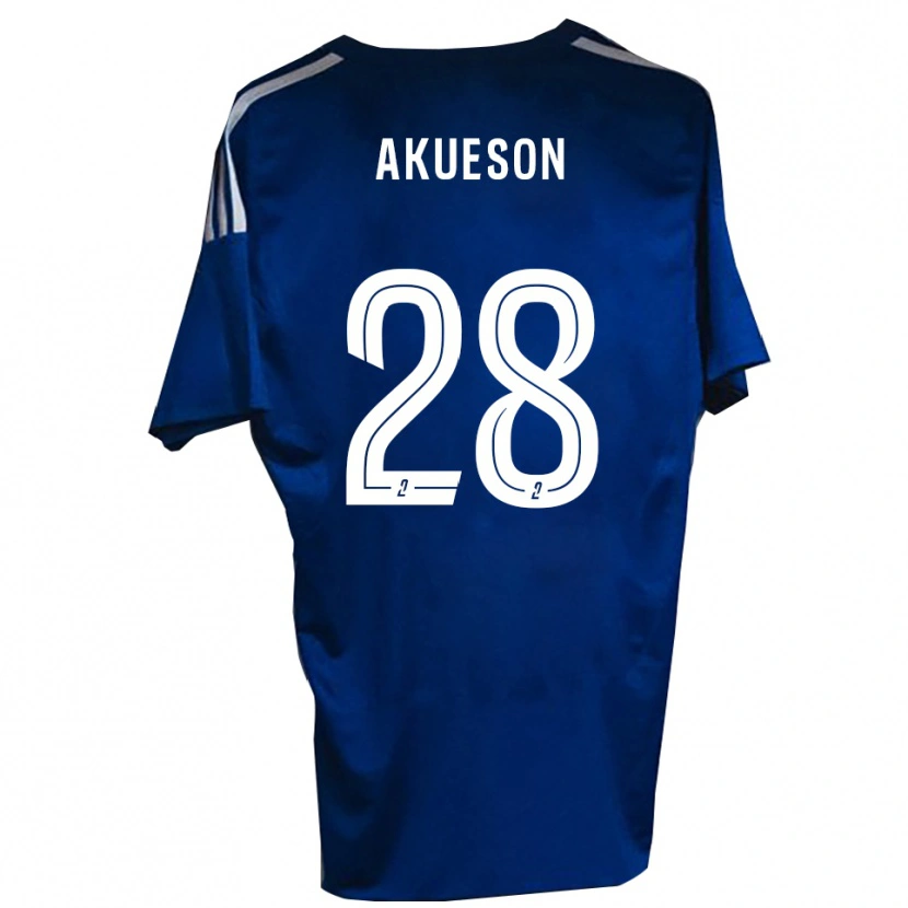 Danxen Kid Gustave Akueson #28 Blue White Home Jersey 2025/26 T-Shirt