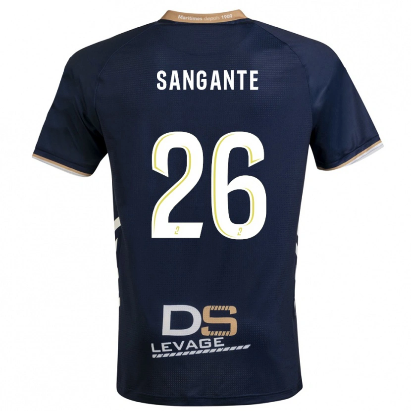 Danxen Kid Opa Sangante #26 Navy Gold Home Jersey 2025/26 T-Shirt