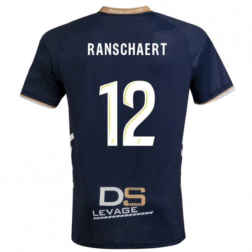 Danxen Kid Rafael Ranschaert #12 Navy Gold Home Jersey 2025/26 T-Shirt