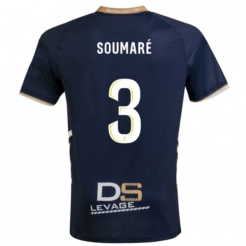 Danxen Kid Amadou Soumaré #3 Navy Gold Home Jersey 2025/26 T-Shirt
