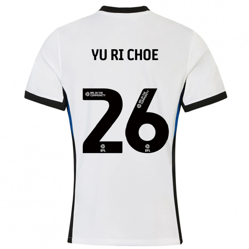 Danxen Kid Yu-Ri Choe #26 White Blue Away Jersey 2025/26 T-Shirt