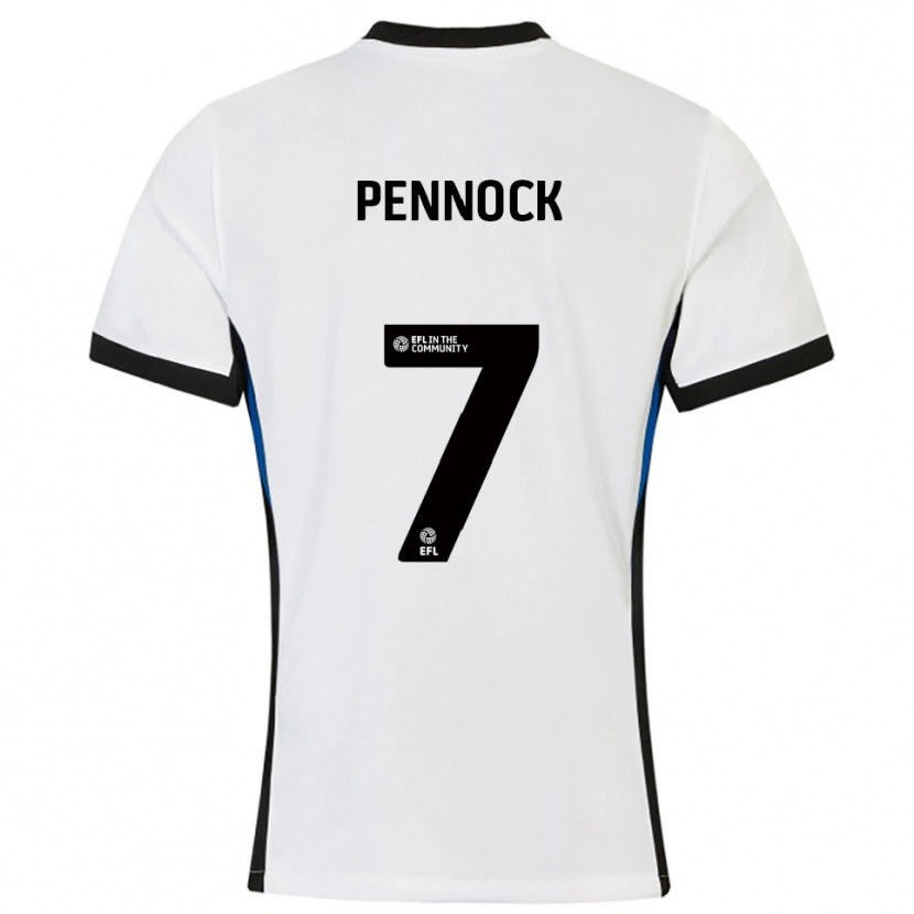 Danxen Kid Jade Pennock #7 White Blue Away Jersey 2025/26 T-Shirt