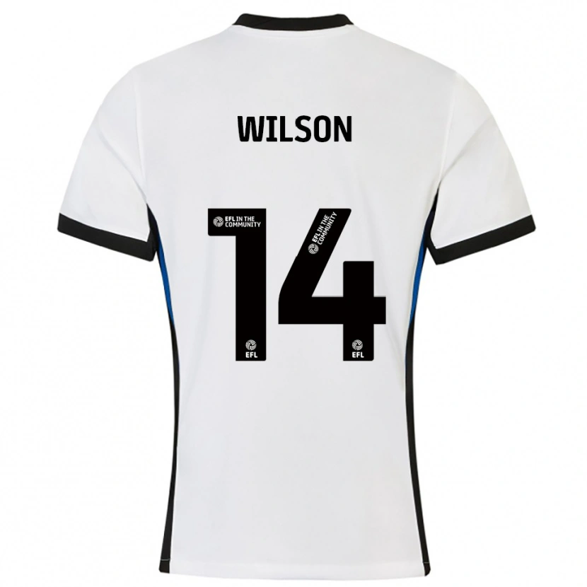Danxen Kid Siobhan Wilson #14 White Blue Away Jersey 2025/26 T-Shirt
