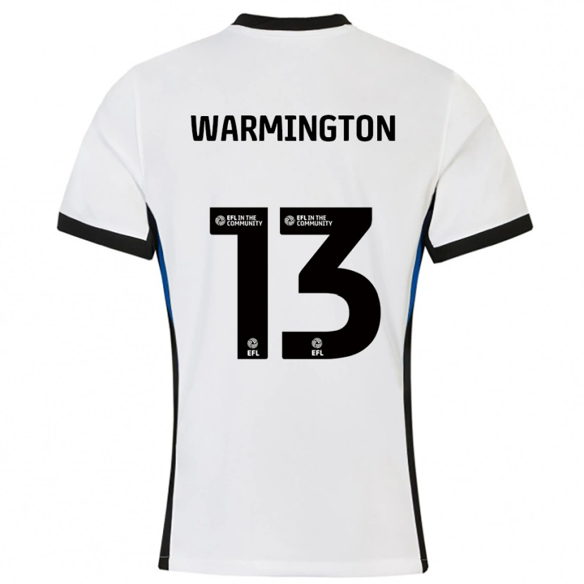 Danxen Kid Tyrese Warmington #13 White Blue Away Jersey 2025/26 T-Shirt