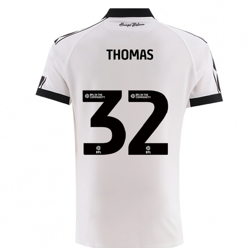 Danxen Kid Lewis Thomas #32 White Black Away Jersey 2025/26 T-Shirt