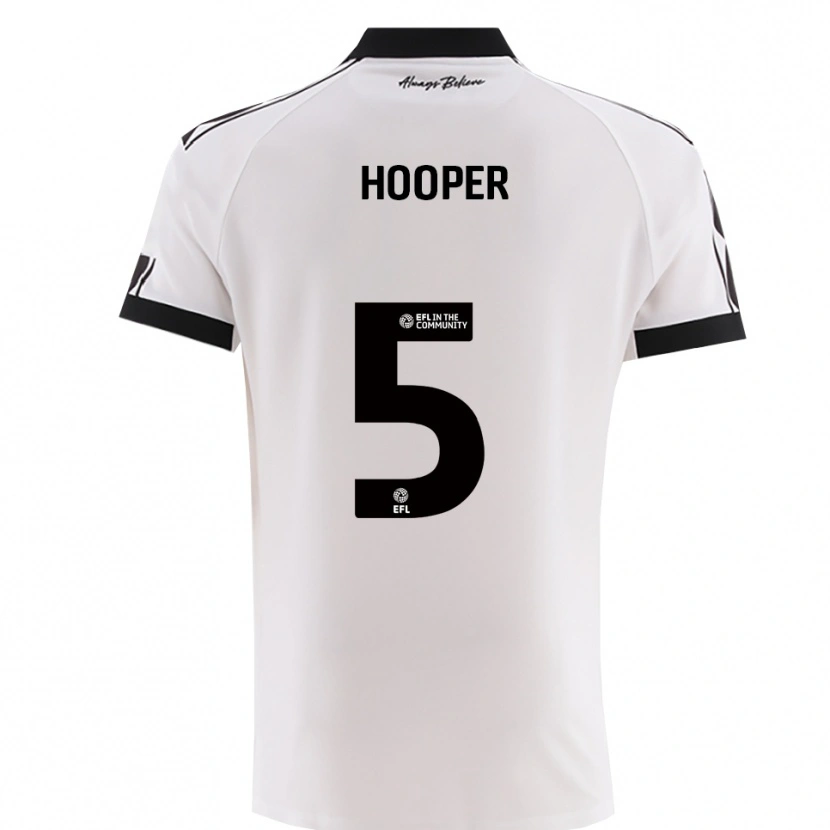 Danxen Kid Jack Hooper #5 White Black Away Jersey 2025/26 T-Shirt