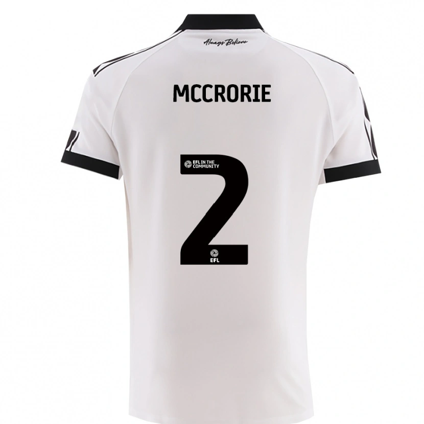 Danxen Kid Ross Mccrorie #2 White Black Away Jersey 2025/26 T-Shirt