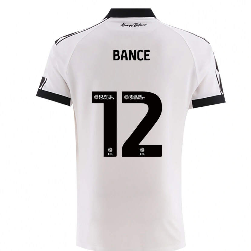 Danxen Kid Libby Bance #12 White Black Away Jersey 2025/26 T-Shirt
