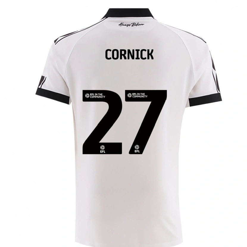 Danxen Kid Harry Cornick #27 White Black Away Jersey 2025/26 T-Shirt