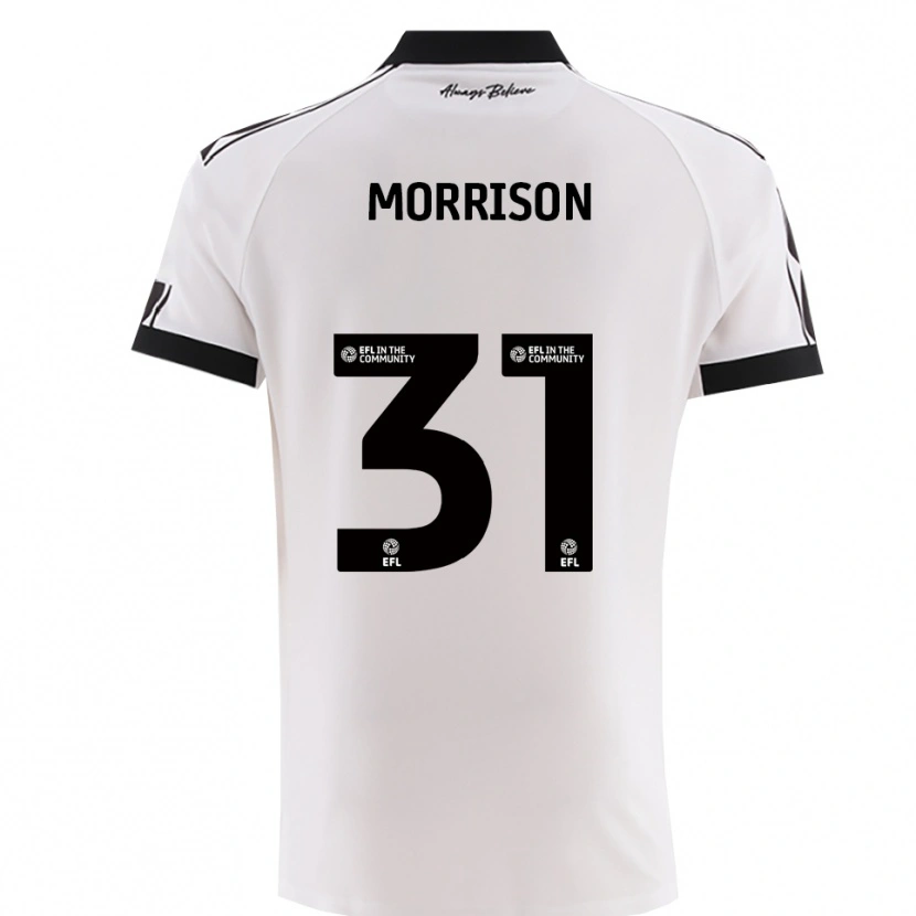 Danxen Kid Elijah Morrison #31 White Black Away Jersey 2025/26 T-Shirt