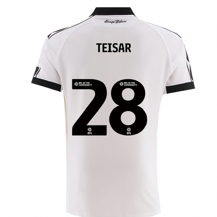 Danxen Kid Tianna Teisar #28 White Black Away Jersey 2025/26 T-Shirt