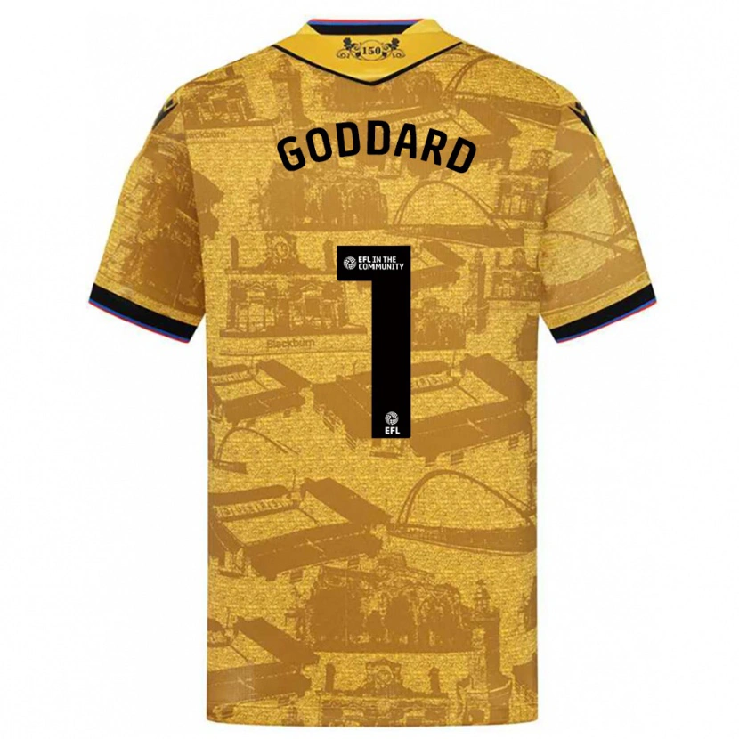 Danxen Kid Felix Goddard #1 Gold Black Away Jersey 2025/26 T-Shirt