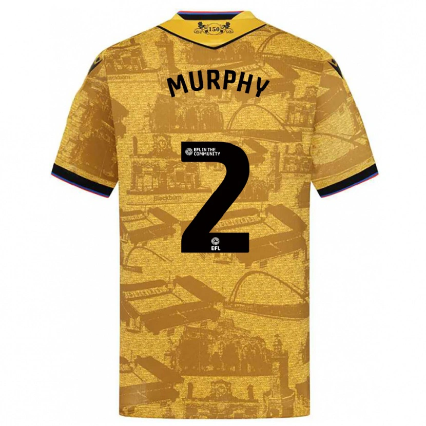 Danxen Kid Niamh Murphy #2 Gold Black Away Jersey 2025/26 T-Shirt