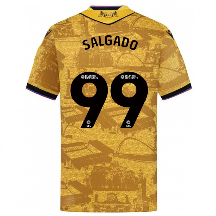 Danxen Kid Shanell Salgado #99 Gold Black Away Jersey 2025/26 T-Shirt